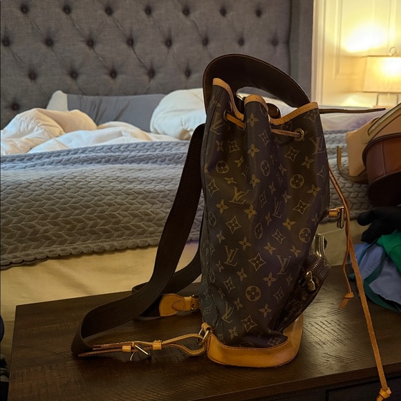 Louis Vuitton Dark Brown Monogram Backpack - Picture 1 of 3